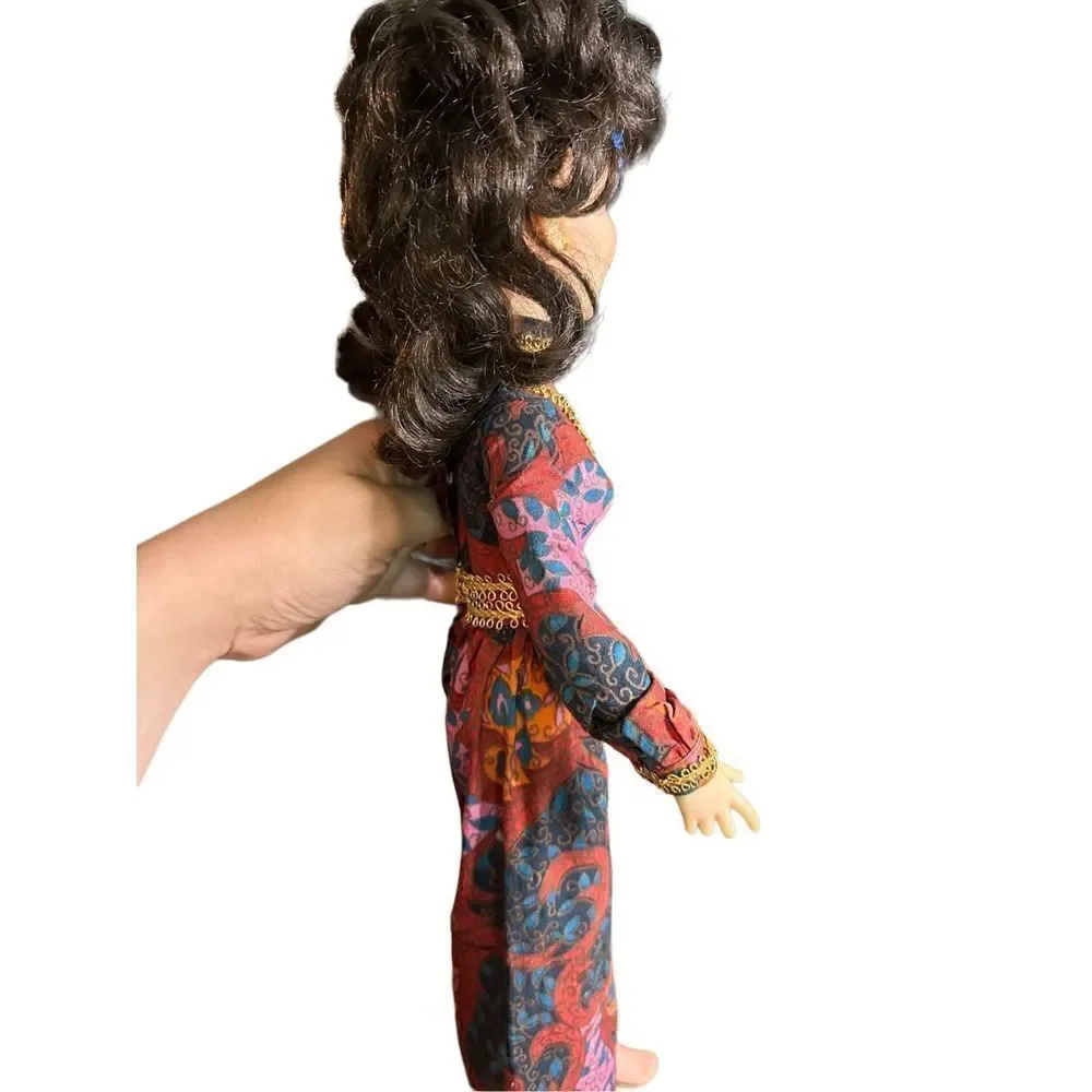 Vintage Hasbro 1972 Aimee Doll Brunette Mother Brown Eye Fashion Twist Waist 18”